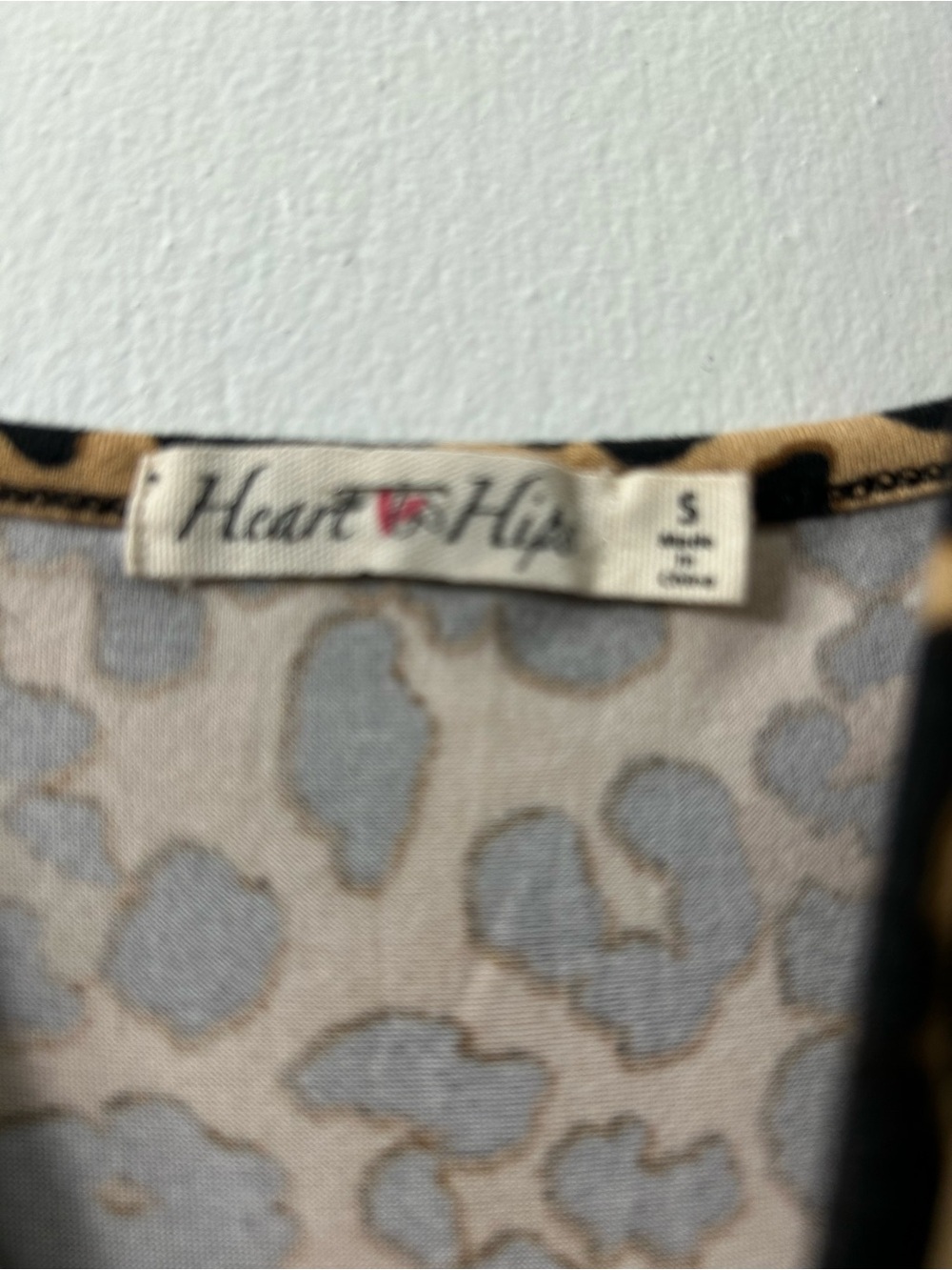 Leopard Print Slip Dress - Tan and Black - Picture 3 of 3